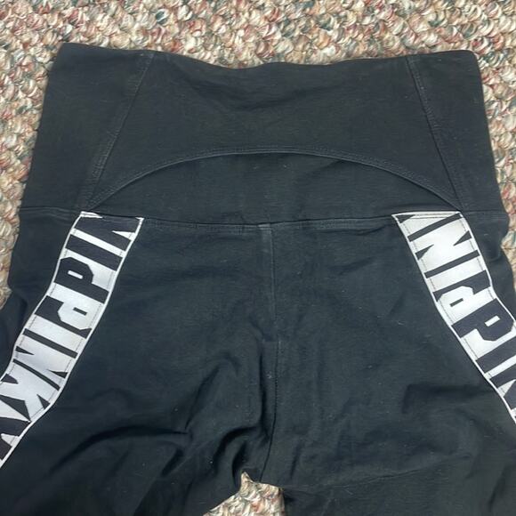 Pink black white and mesh leggings in size xs - Picture 3 of 6